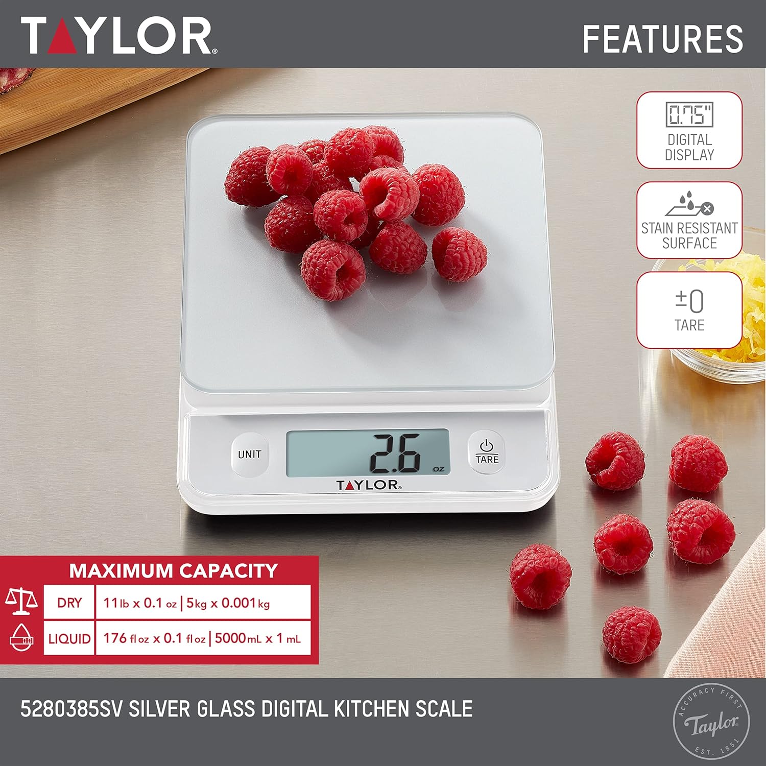 Precision in Style: The Ultimate Review of the Taylor Glass Top Food Scale