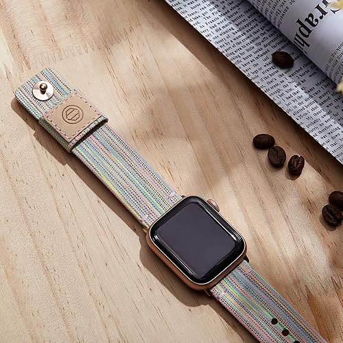 Miniatura 3 de Recoppa Correas de tela compatibles con Apple Watch de 1.929 in, 1.811 in, 1.772 in, 1.732 in, 1.654 in, 1.496 in, 1.575 in, 1.614 in, correa de