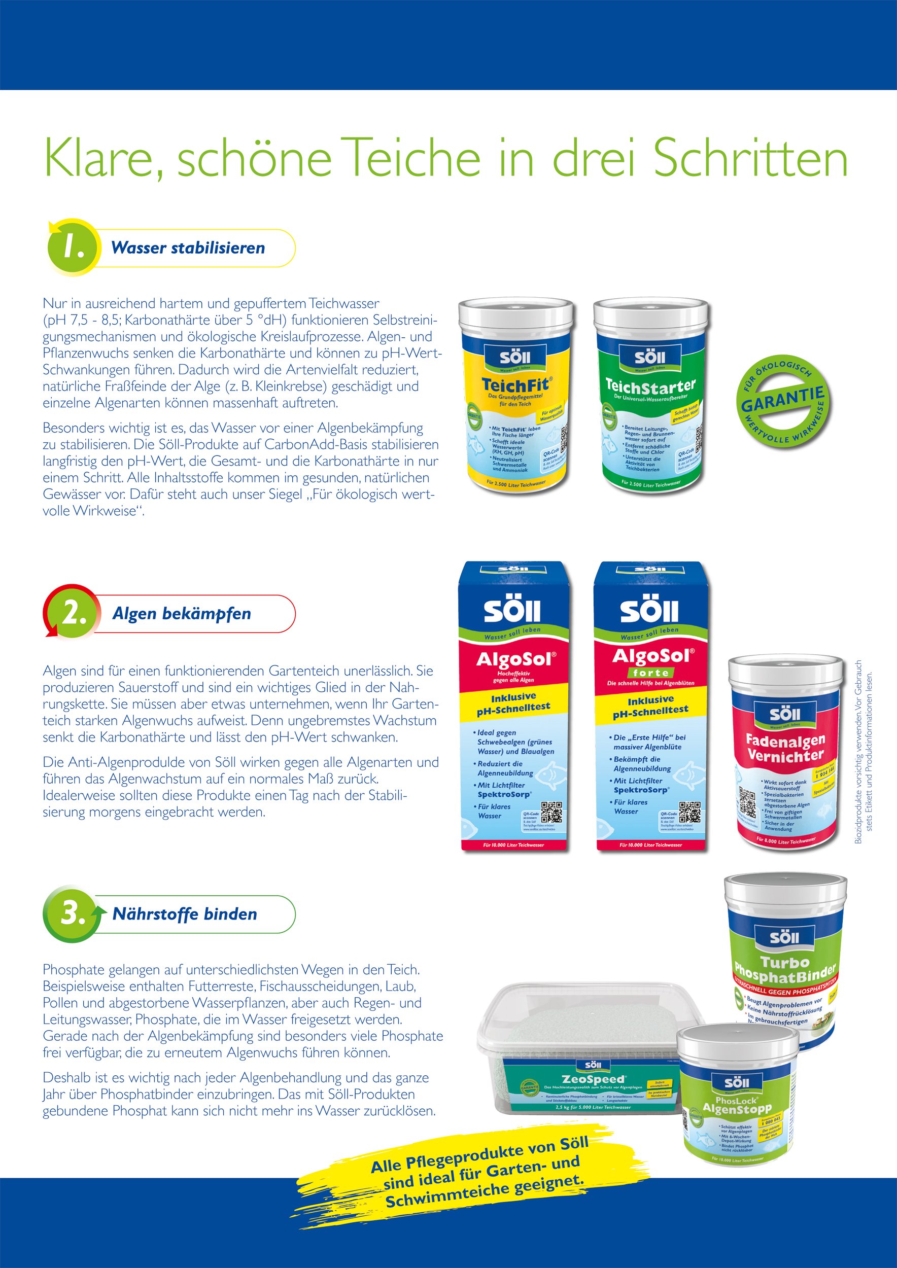 Söll 83697 ZeoSpeed, 5 kg - Hochleistungszeolith zum Schutz vor Algenplagen/gegen Phosphate und Stickstoffe/mineralisches Naturprodukt