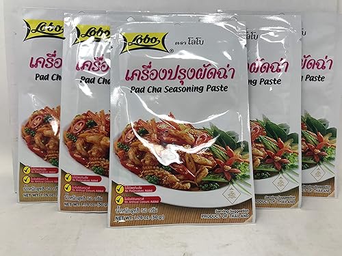 Lobo Pad Cha Pasta de condimento 1.76 oz (50g), 6 unidades