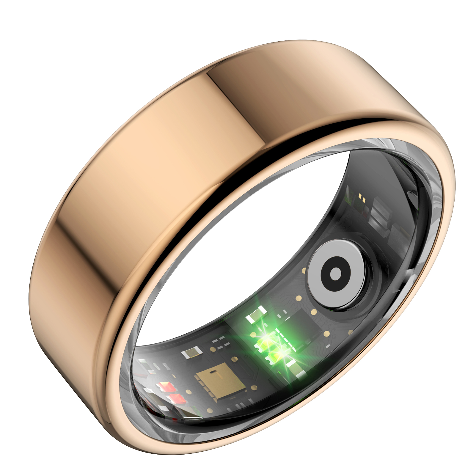 Ultra-thin Sleep & Fitness Tracker, Smart Ring For Women Men, Activity Trackers Fitness Ring With 24/7 Heart Rate Monitor, Step Counter, Calorie Pedometer, No Subscription, For IOS Android (Black #10