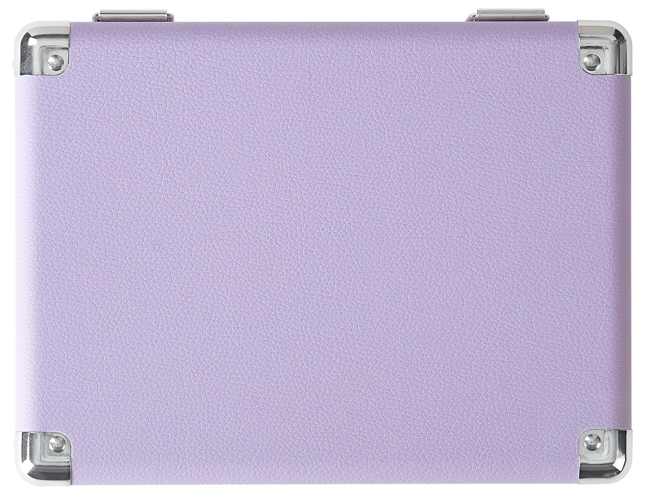 Crosley CR3505A-LN Cruiser Retro tragbarer CD-Player mit Stereo-Bluetooth-Lautsprechern und FM-Radio, Lavendel