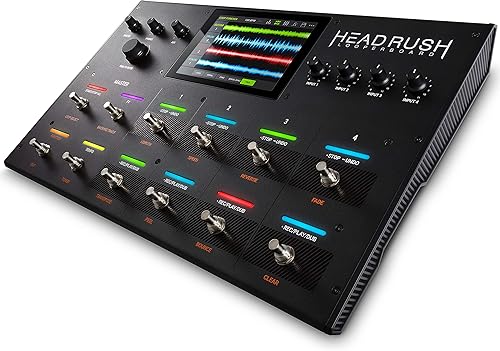 HeadRush Looperboard 4-In 4-Out Looper mit intelligenter Time-Stretching Funktion und integrierten Effekten A ber 300 vorinstallierten Loops integriertem USB Audio Interface HeadRush Looperboard 4-In 4-Out Looper mit intelligenter Time-Stretching Funktion und integrierten Effekten A ber 300 vorinstallierten Loops integriertem USB Audio Interface