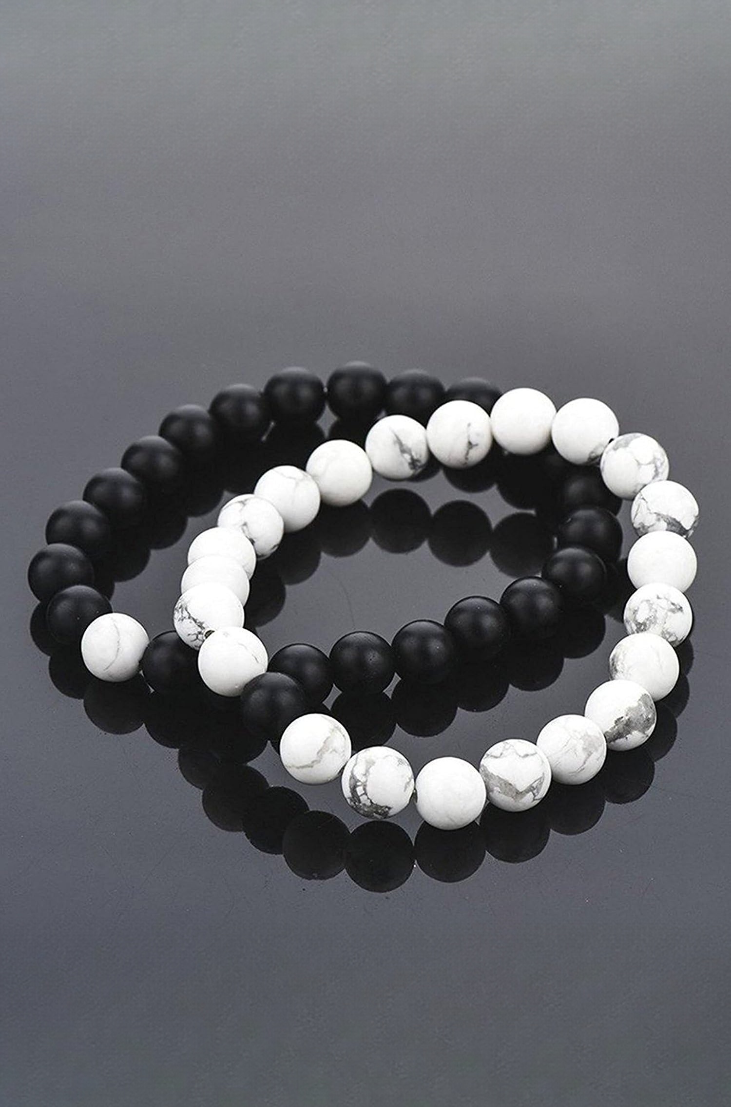 Shining Diva Fashion Valentine Gift for Girlfriend Distance Couple Stylish Latest Unisex Bracelet for Women Men Girls Boys (cmb283_9376b_9386b)