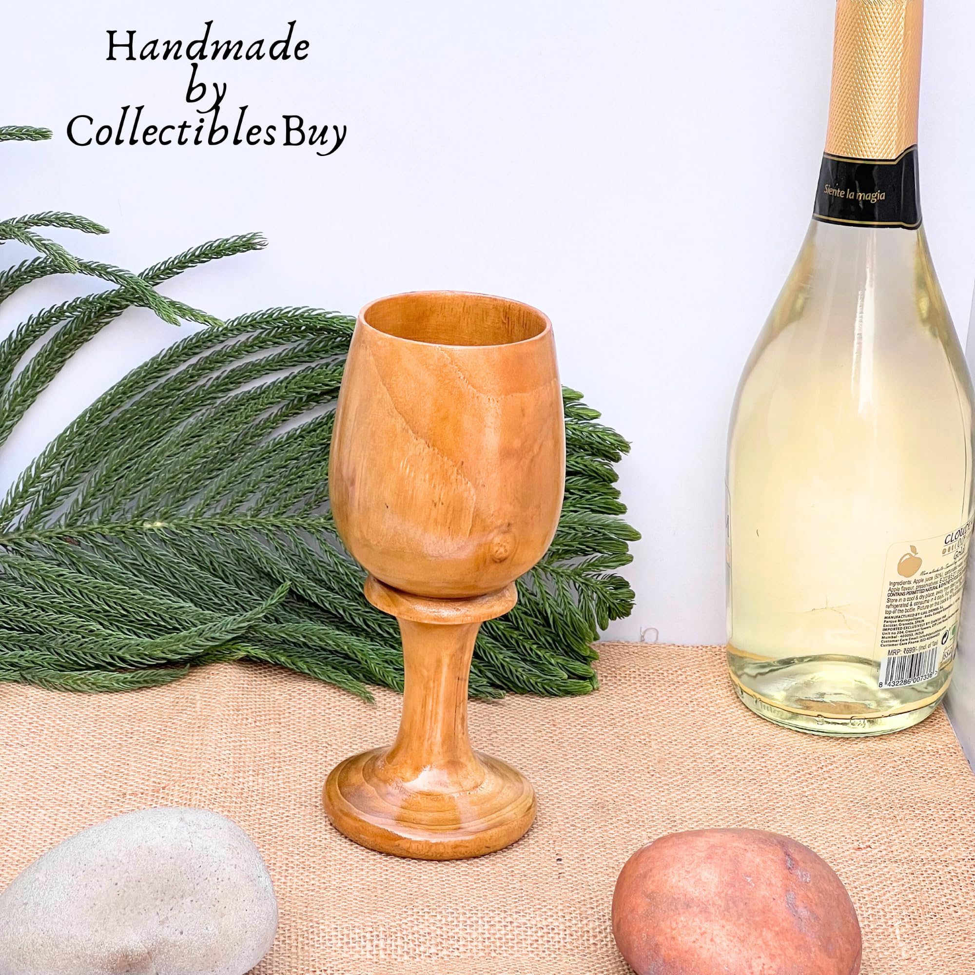 Wood turned wedding goblets | Beachweddingtips.com