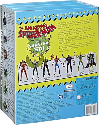 Miniatura 5 de Serie las leyendas de Marvel El hombre araña vs los seis siniestros 375 pulgadas