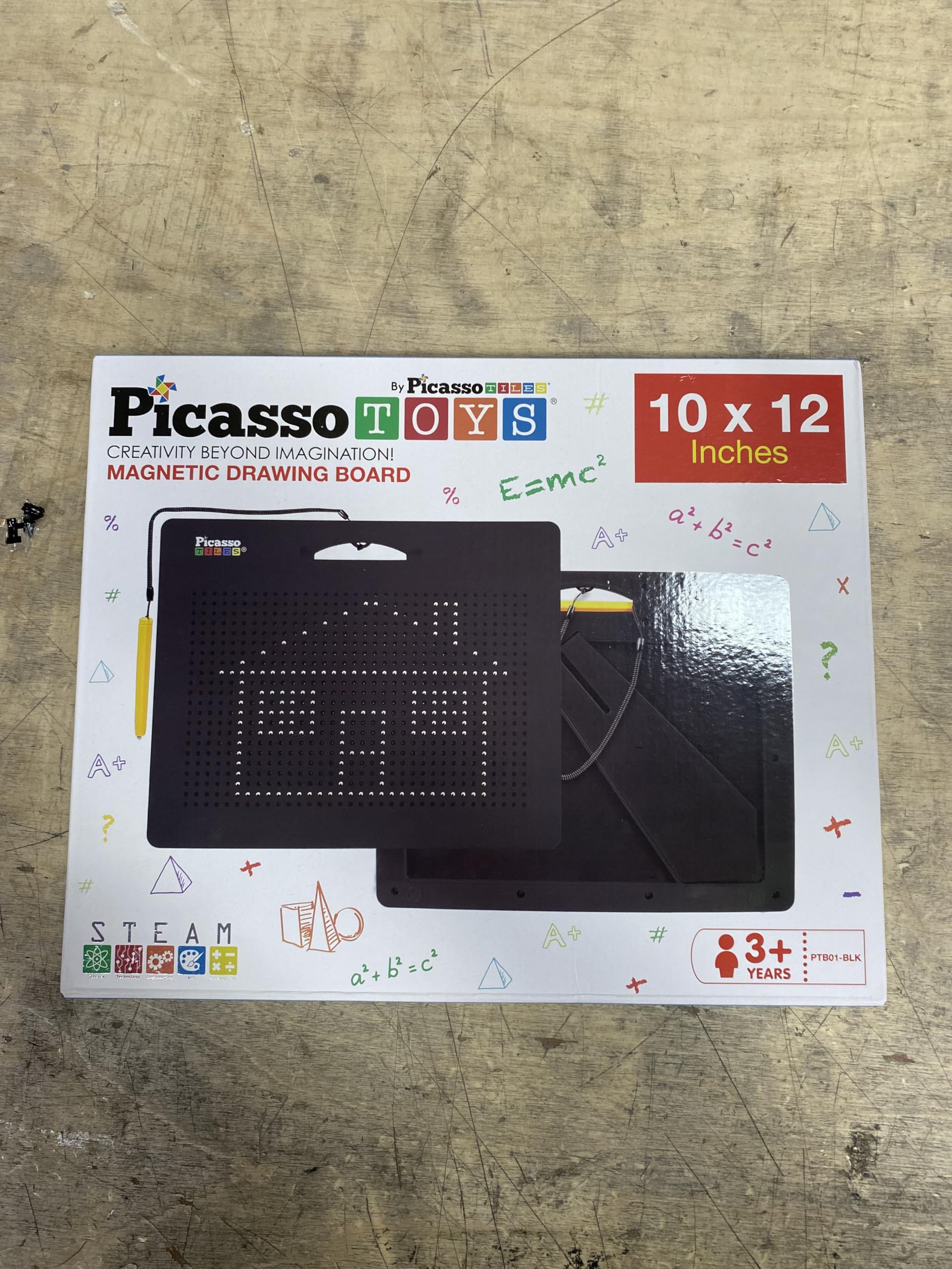 Picasso Toys PTB01 Lavagna da Disegno Magnetica, 30,5 x 25,4 cm, Grande Taglia, 748, per Tablet, Lavagna per Scrivere, Giocattolo educativo, Kit di apprendimento Aperto, Sviluppo del Cervello per