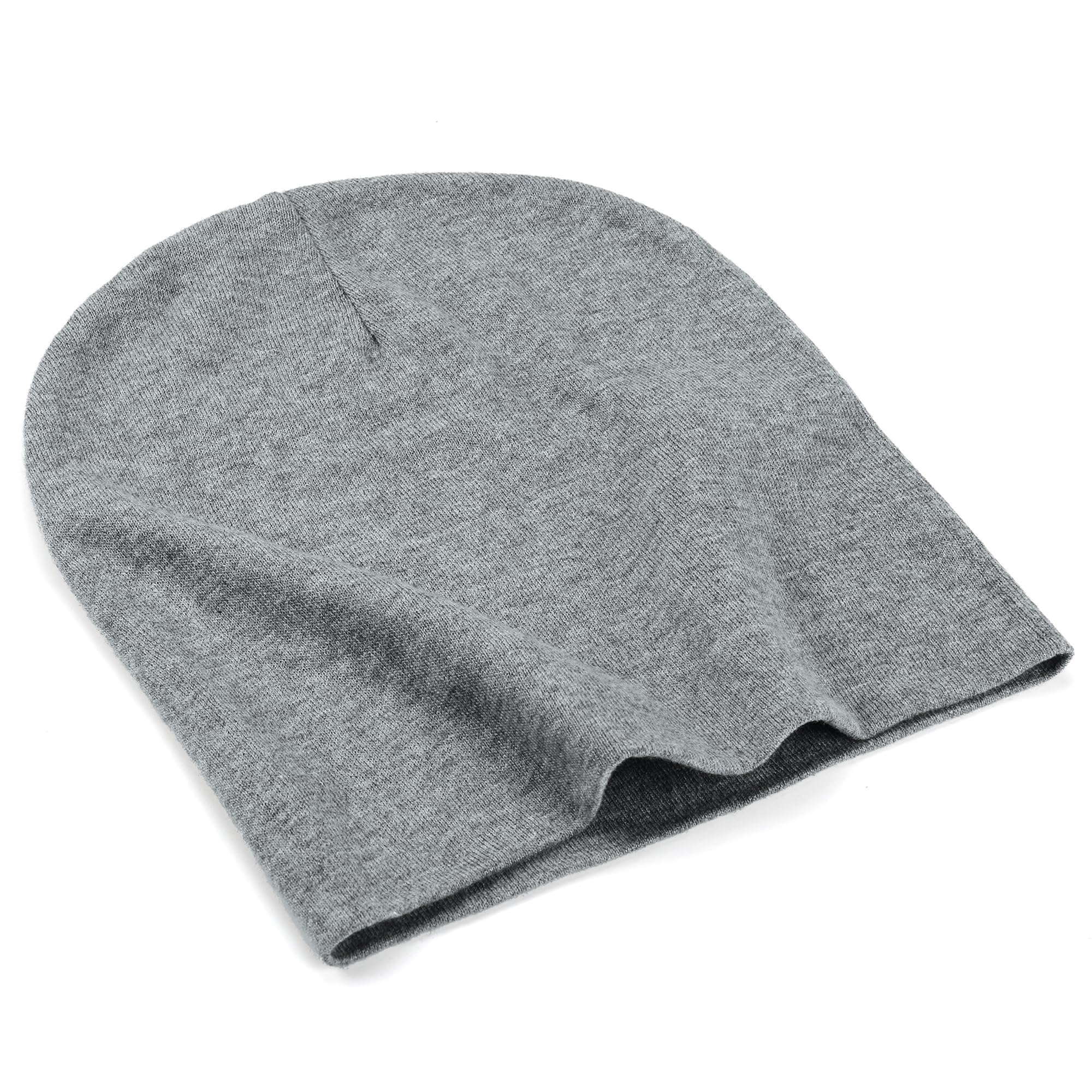ROYBENS Thin 100% Cotton Beanie for Men Women, Slouchy Beanies Ultra-Soft Cuffed Knit Hat Lightweight Chemo Skull Cap — view 14