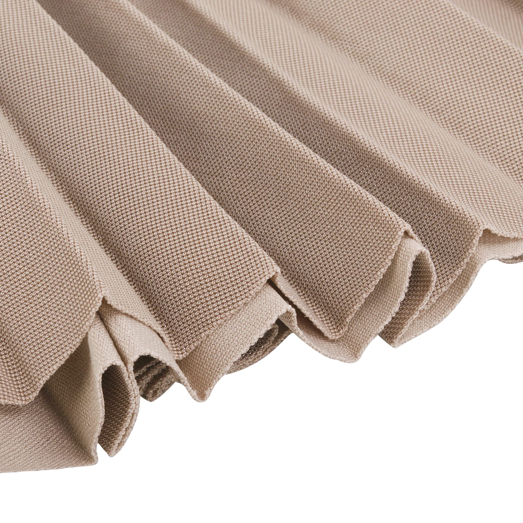 Damen Mädchen Plisseerock Midirock Damenrock in Mittlere Länge Silberfaser-Stricktuch Faltenrock Elastischer Bund für Frühling Herbst Rocklänge 75cm - Einfarbig