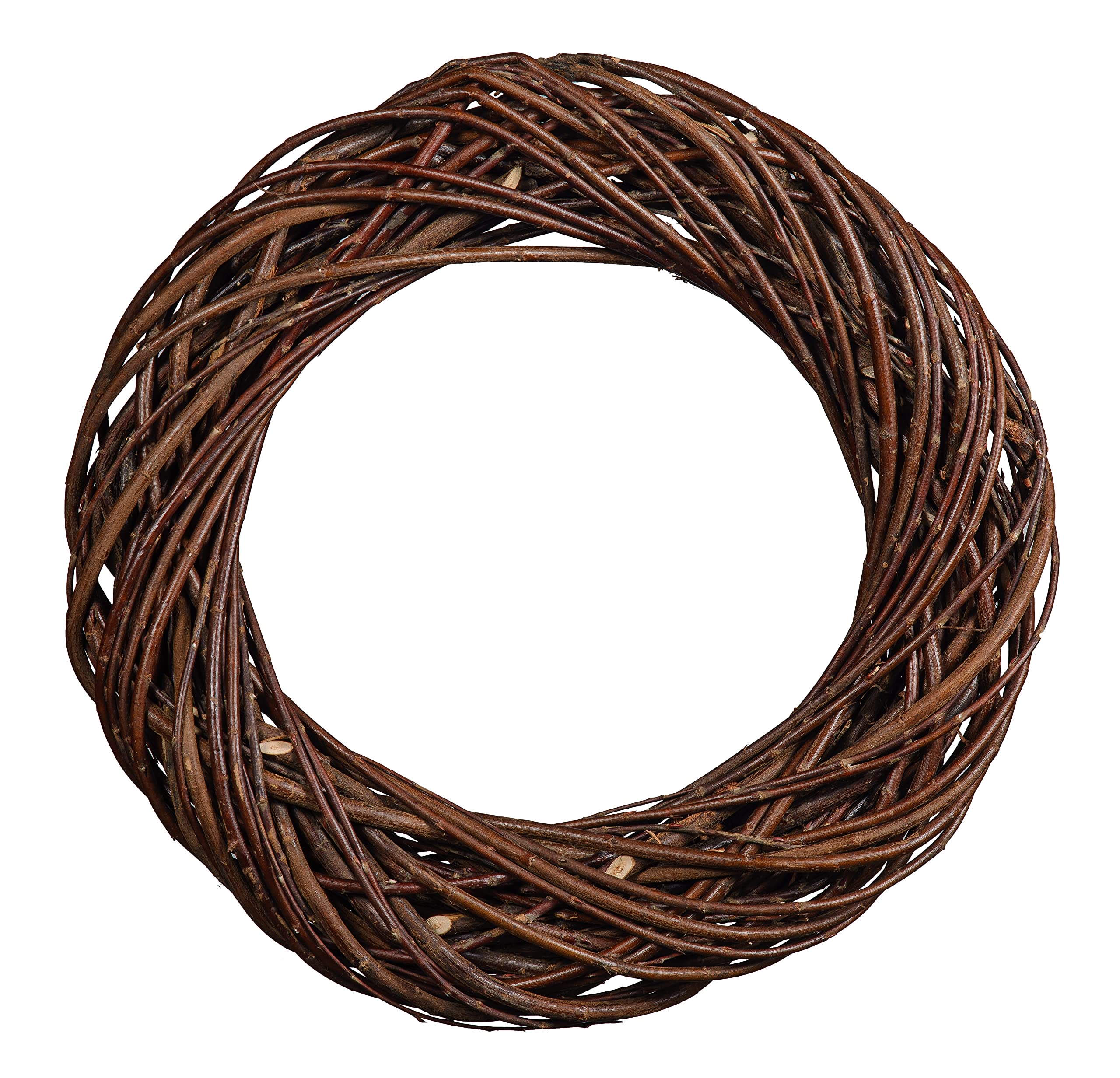 Prestige Wicker Dark Natural Willow Chunky Wreath (, 55)