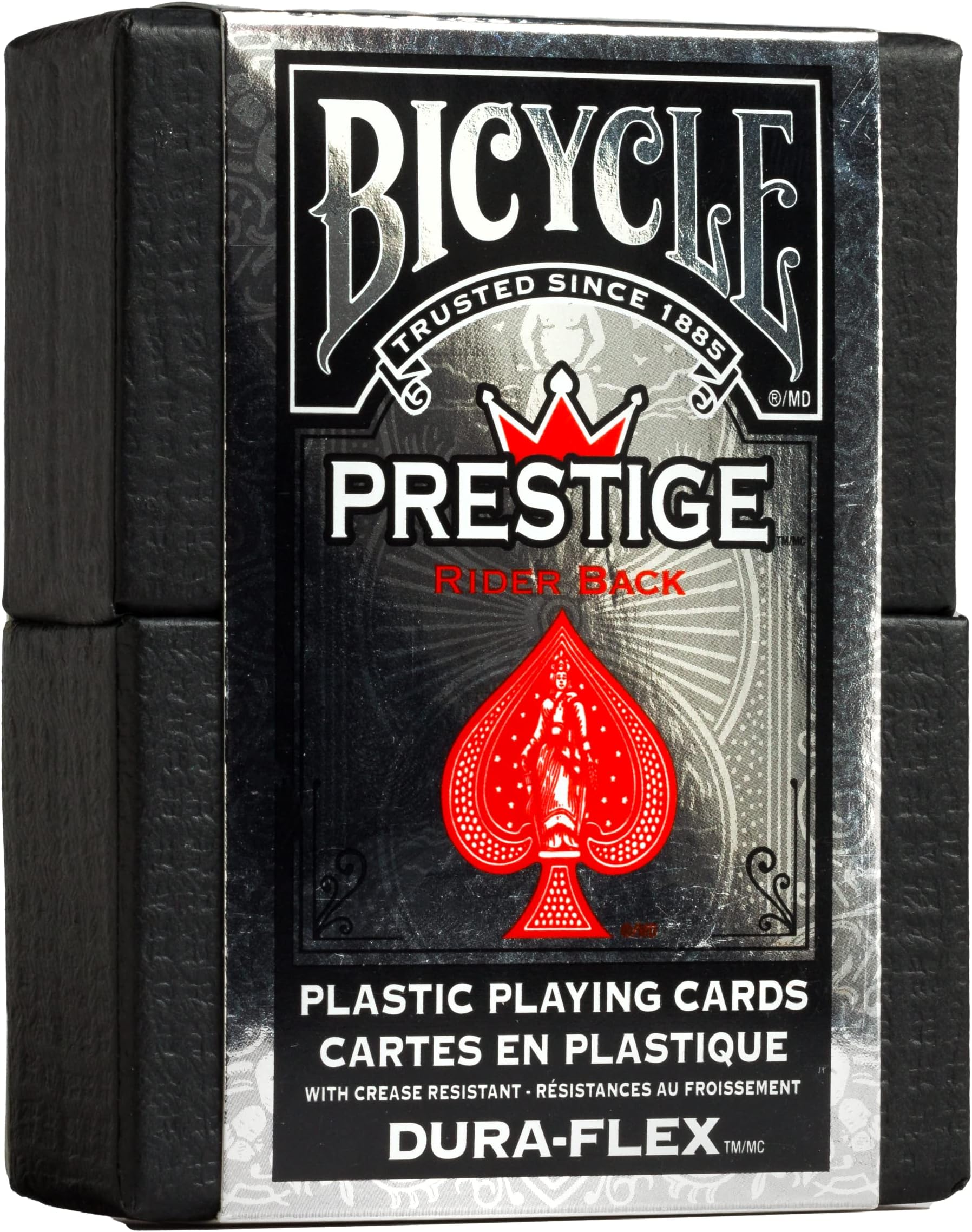 Playing Cards Prestige (Red), Poker Size, Dura-Flex