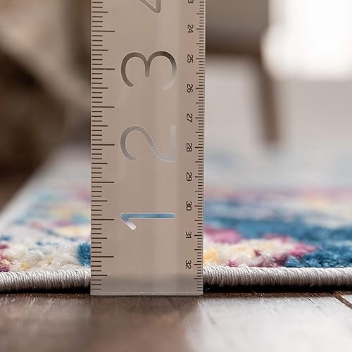 Miniatura 7 de Well Woven Mystic Gwendolyn Mutli - Alfombra envejecida de 5 pies 3 pulgadas x 7 pies 3 pulgadas