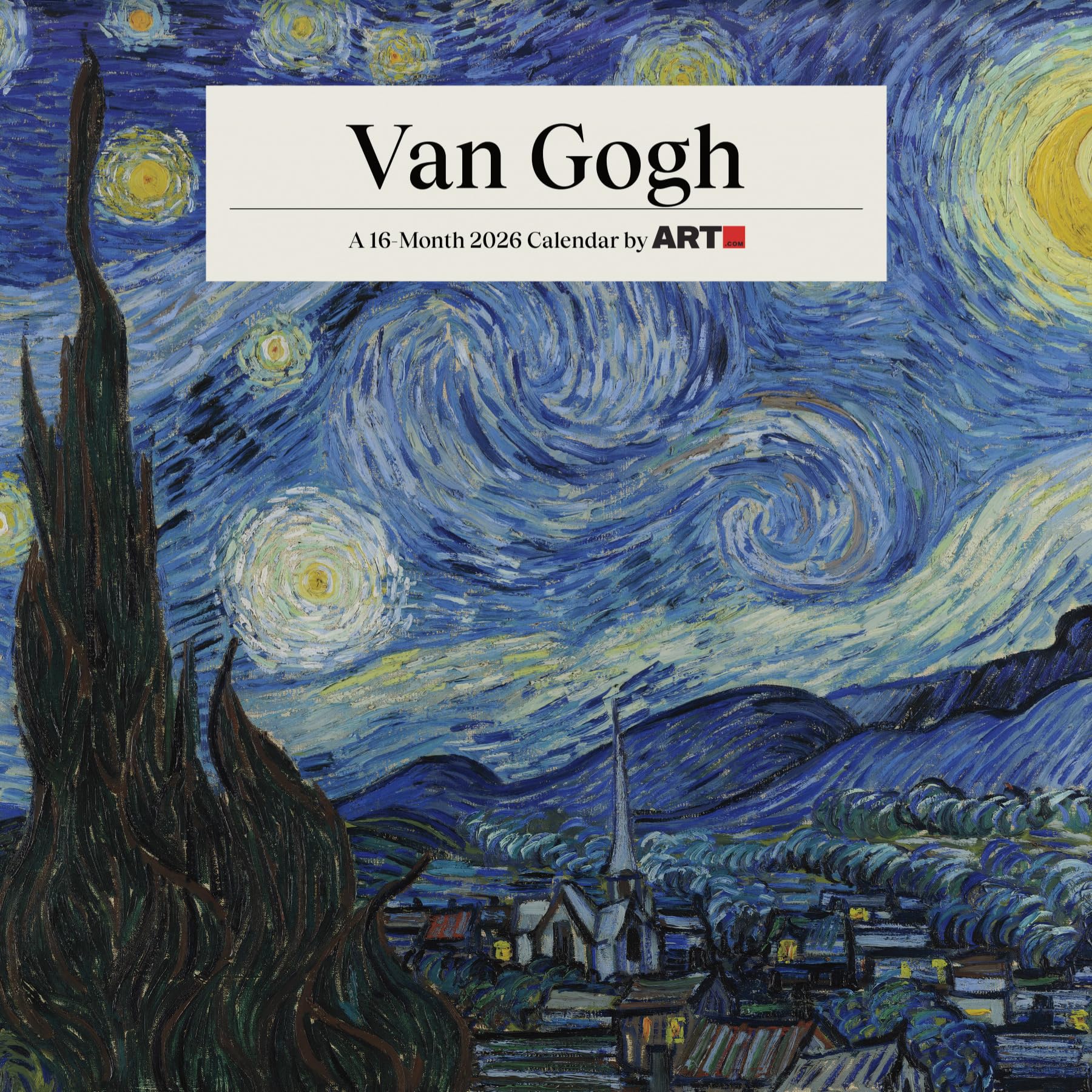 2026 Van Gogh Wall Calendar