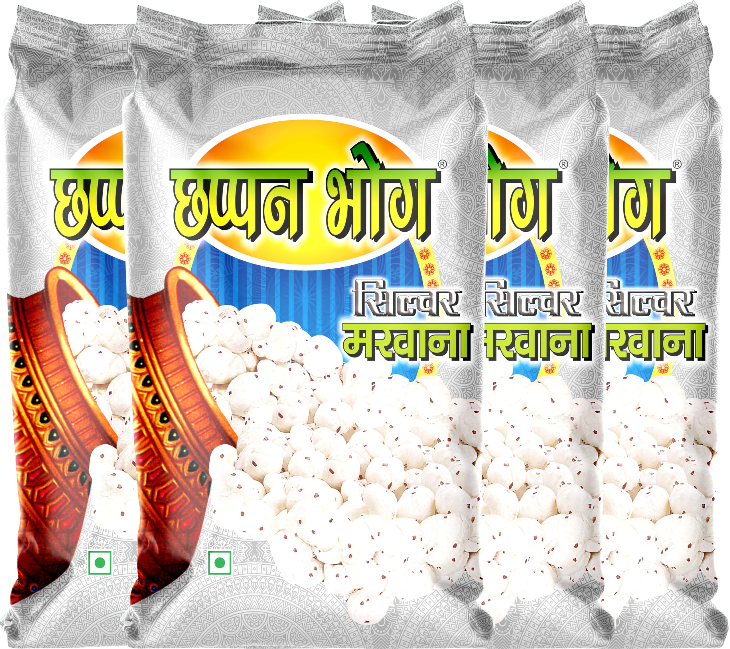 Chappan Bhog Fox Nuts (Phool Makhana) | No added artificial flavours | No added preservatives | Silver Makhana 1_kg (Pack of 4X250 gm) (B0BNVJVK8C) Amazon Price History, Amazon Price Tracker