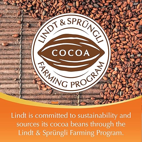 Vista 153 de Lindt LINDOR - Trufas de chocolate amargo con leche de avena, trufas de chocolate sin lácteos con centro de trufa suave y derretida, 5.1 onzas