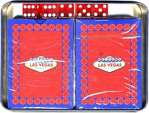 Miniatura 2 de Las Vegas Poker naipes con dados y lata