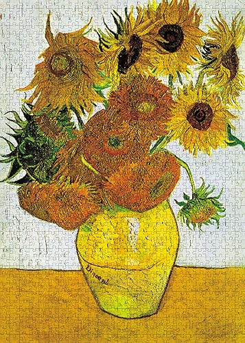 Miniatura 10 de Rompecabezas para adultos, 1000 piezas de Van Gogh, noche estrellada, rompecabezas de obras de arte, juego familiar (tamaño de acabado 28 x 20