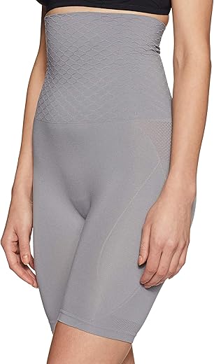 Zivame Women's Plain/Solid Waist Shaper (PSSAN03- Grey_M)