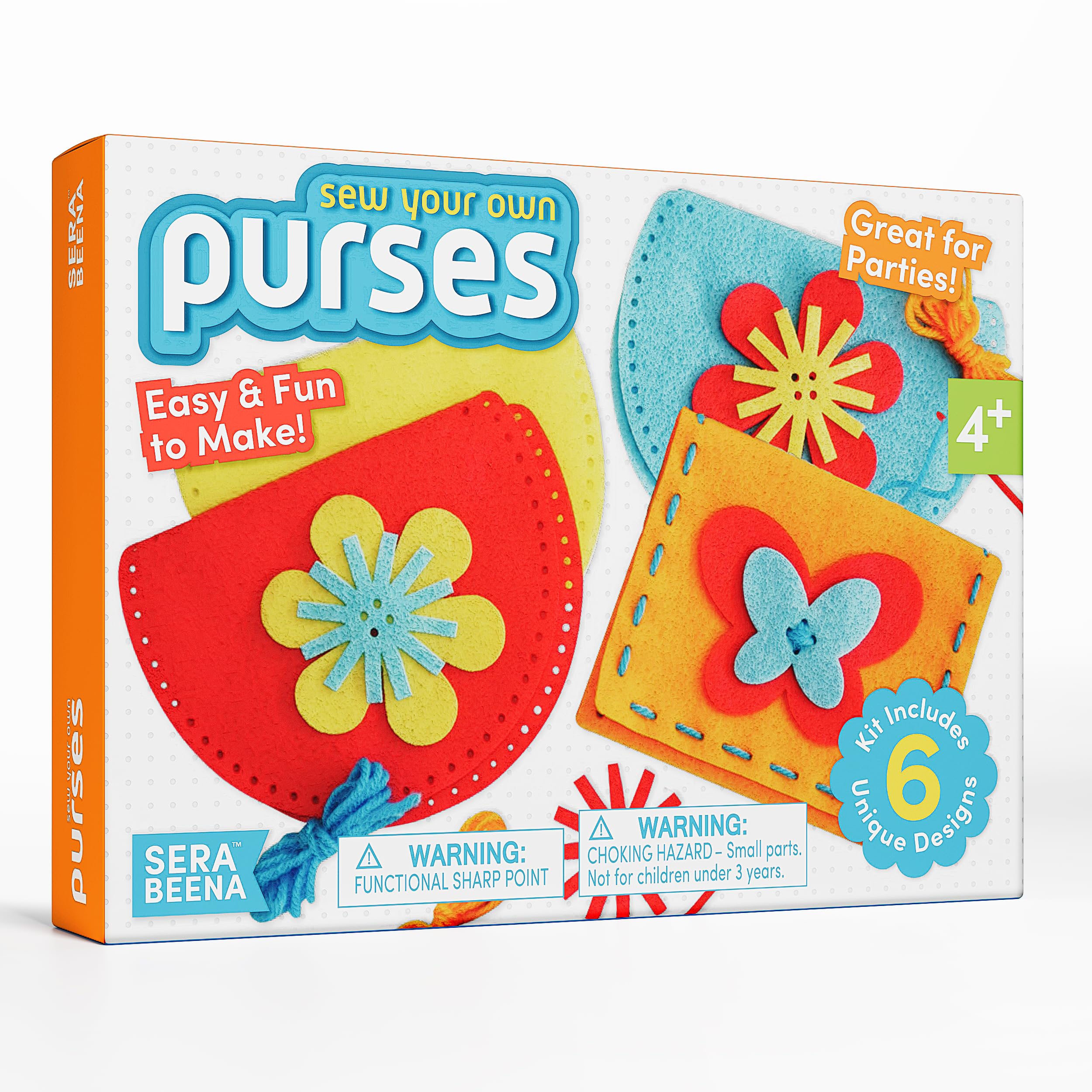 Serabeena セラビーナ メイキングトイ じぶんで作るポーチ (Sew Your Own Purses) かんたん楽しいソーイングキット