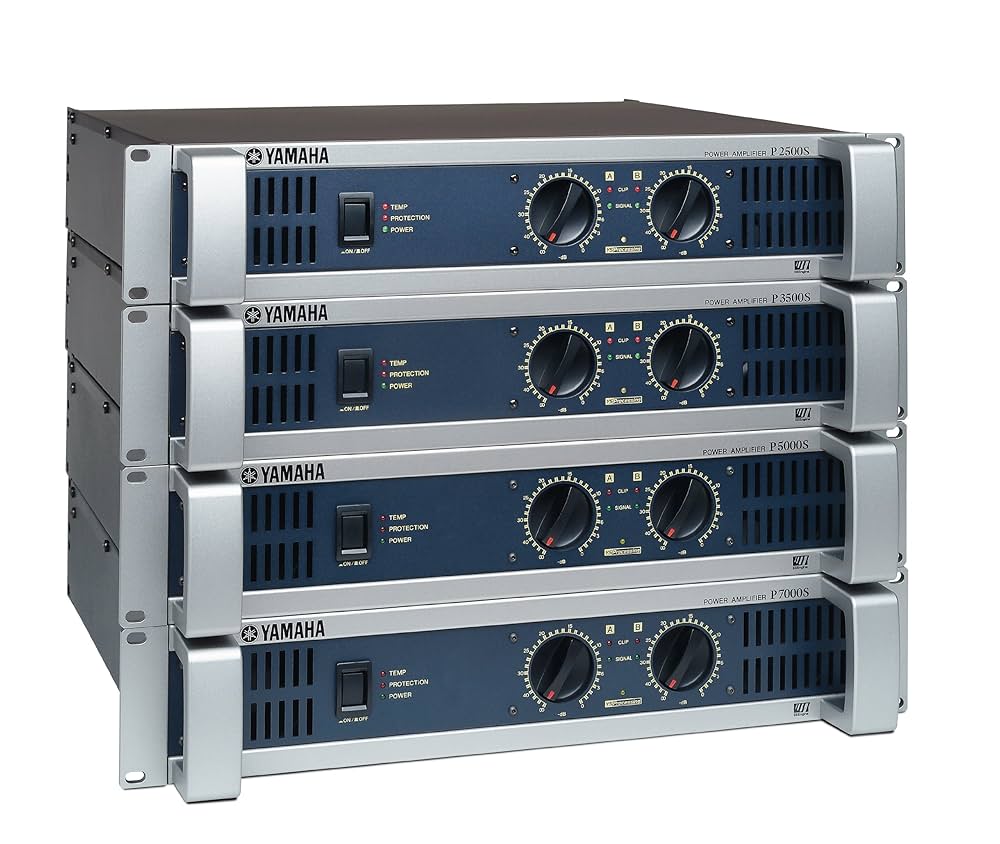 YAMAHA P3500S パワーアンプ Yamaha P3500S Dual Channel Amplifier, 550 Watt x 2 at 4 Ohms