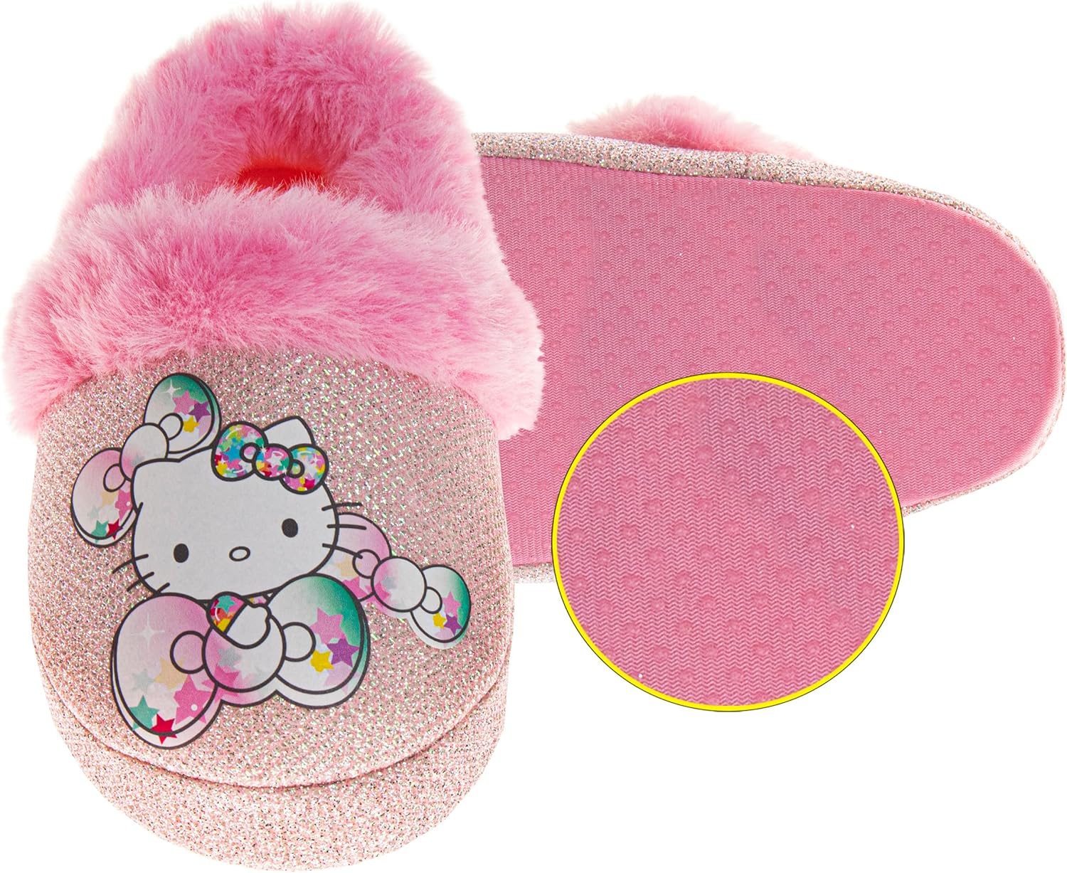 Hello Kitty Sanrio Sweethearts Strawberry Short Cake Harry Potter Slippers for Girl Boy Kitty Cat Slipper Indoor Cute Plush House Shoes for Kids Sizes: 5-10 Toddlers 11-13 Little kids 2-5 Big Kids - Image 2