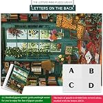 Cozy Study Puzzles for Adults 1000 Pieces, Jigsaw Puzzles for Adults 1000 Piece, Challenging Game Toys, Impossible Puzzle, Family Decoration Puzzle