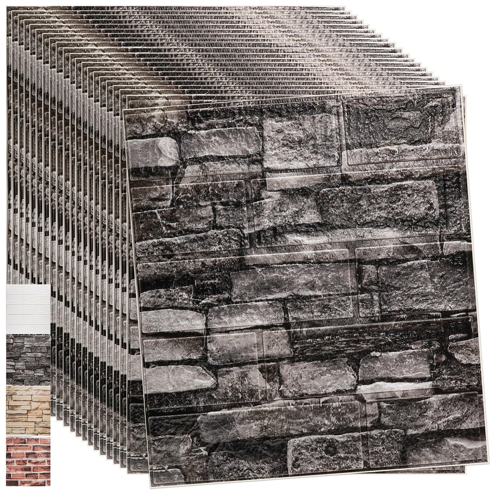 Placas Pared Autoadhesivo Papel Pintado Ladrillo Hiperrealista | Saint  Honoré Revestimiento Pared Pvc, image size:1600x1600