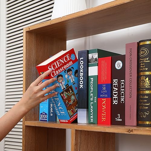 Miniatura 2 de Caja fuerte de libro de páginas reales con cerradura de combinación, caja fuerte de almacenamiento de libros para artículos personales, cajas