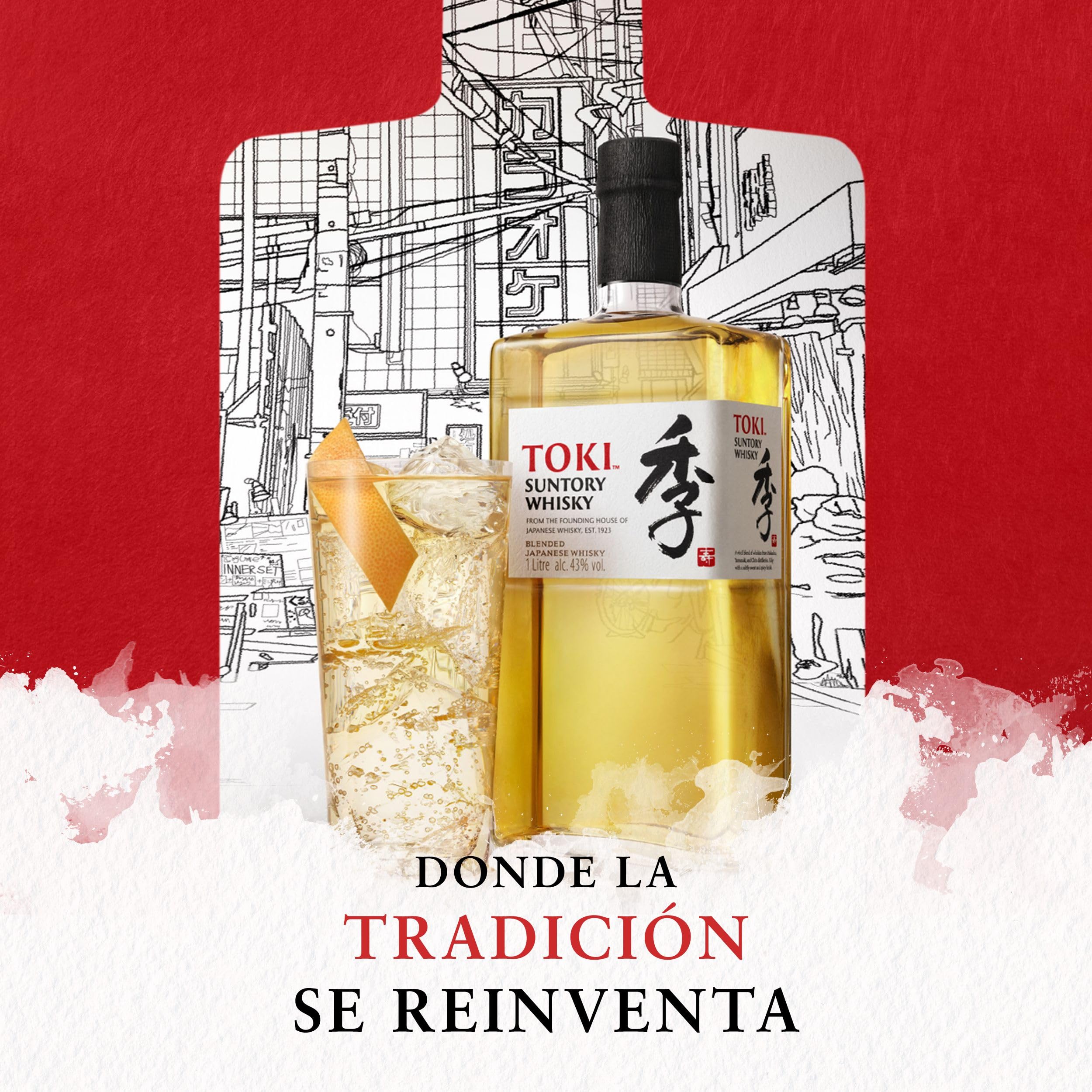 Toki Suntory Whisky Japonés 70cl