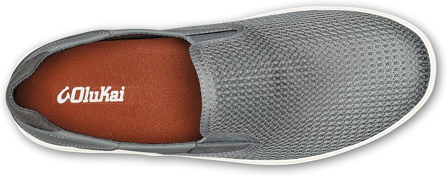 OLUKAI Lae'ahi Men's Slip On Shoes, Versatile & Casual Everyday Sneaker, Lightweight & Breathable Mesh, All-Day Wear & Comfort - Image 6