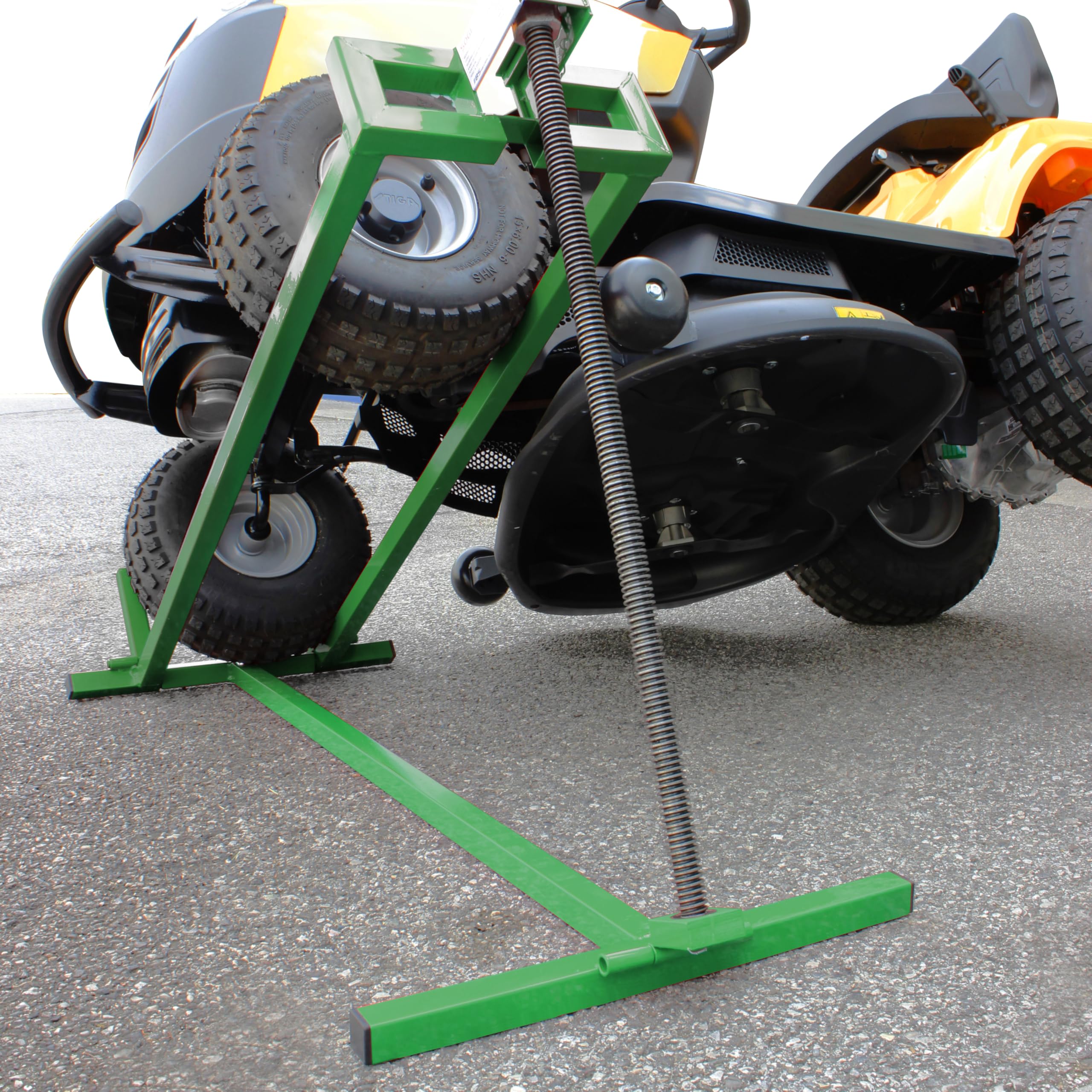 Sogi SL-TR Sollevatore per trattorino Tosaerba cavalletto elevatore Piattaforma con Portata da 400 kg