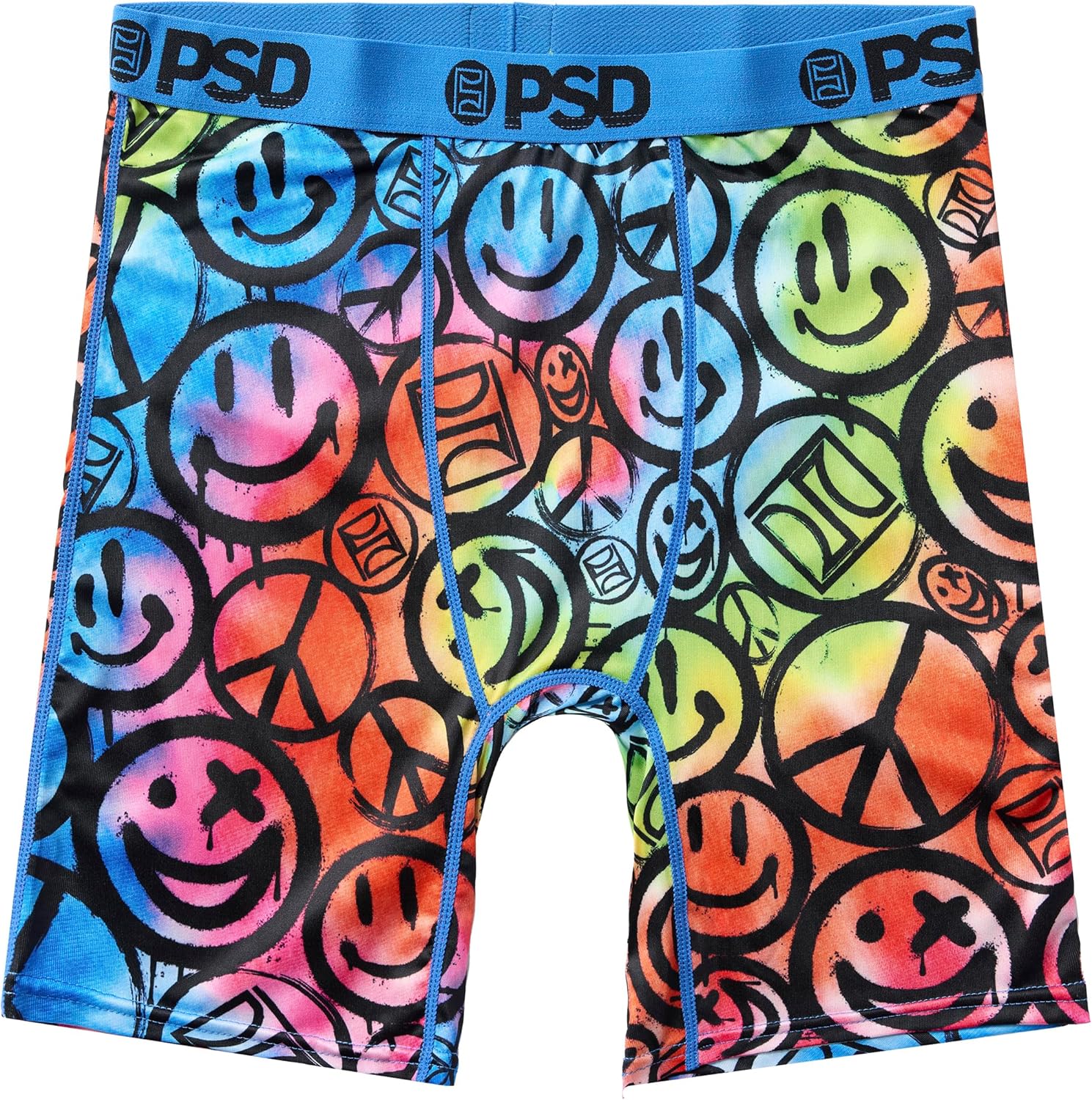 PSD Youth Tie Dye Boxer Briefs – Colorful Stretch Performance Underwear - Image 2