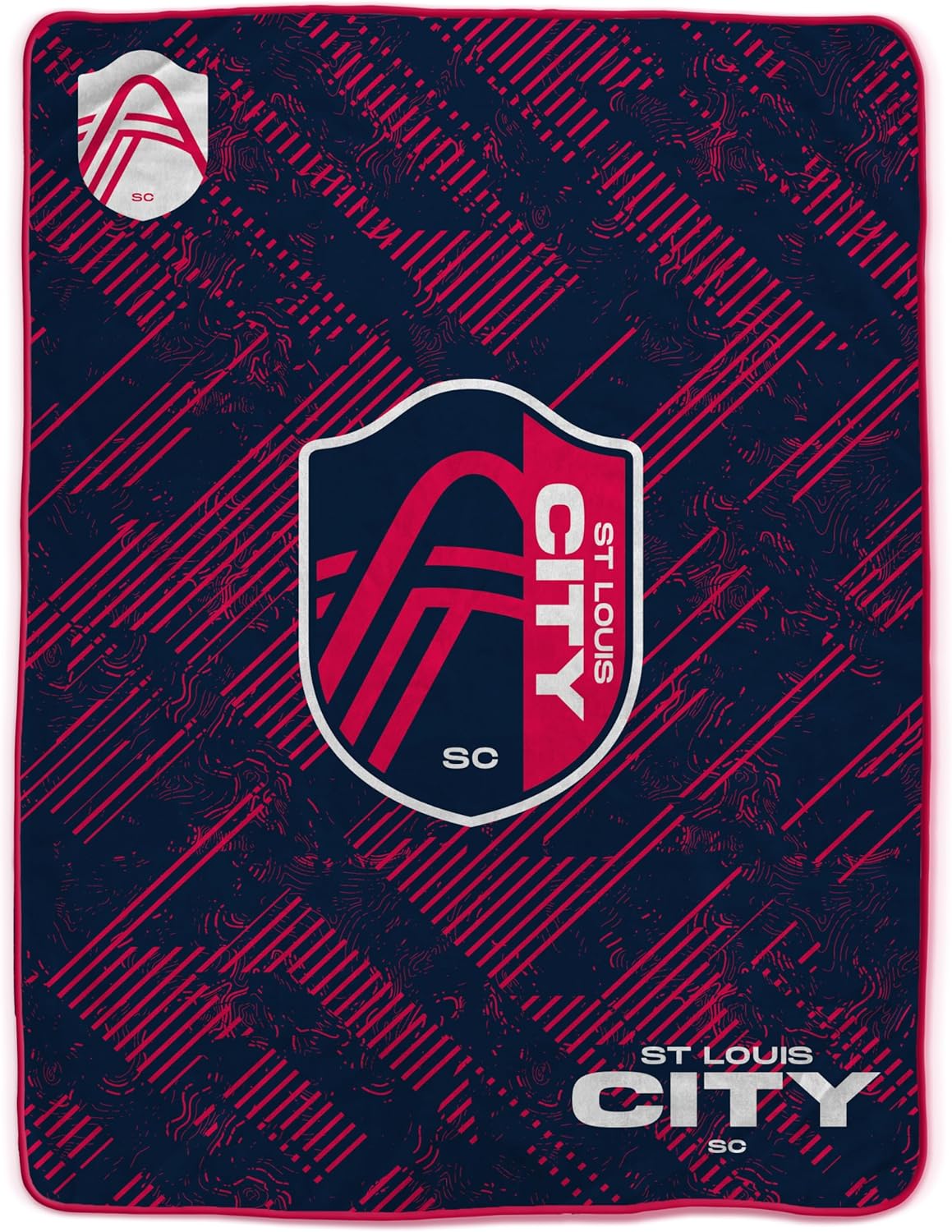 MLS St. Louis City SC Tech Crest Ultra Cozy Blanket