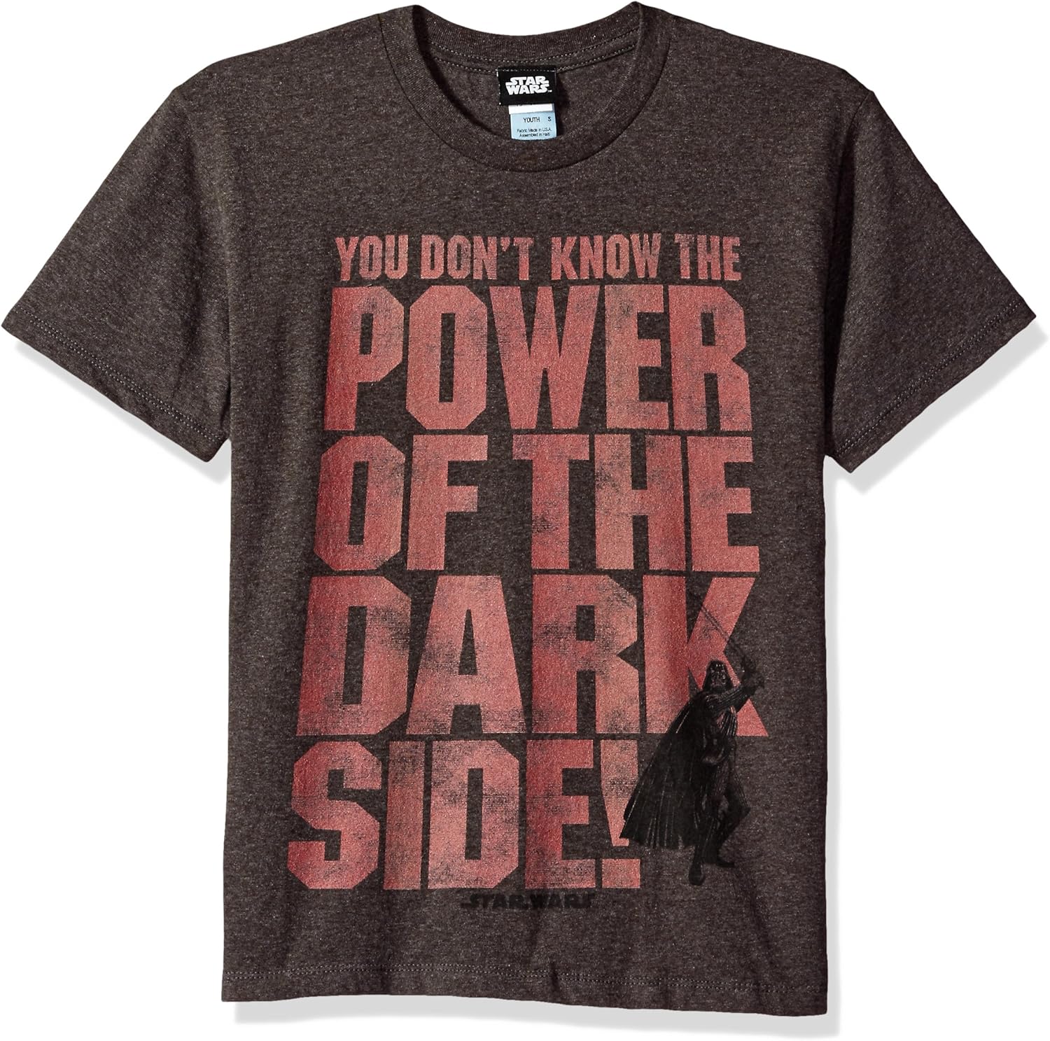 STAR WARS Boys’ Big Know Power of The Dark Side Graphic Tee STAR WARS Boys’ Big Know Power of The Dark Side Graphic Tee