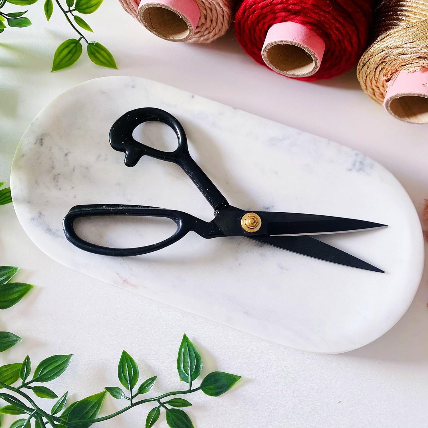 BOCHIKNOT Scissors Heavy Duty 9" - Sharp Fabric Scissors for Professional - Sewing Scissors Fabric Shears for Cutting - Tailor Scissors - Leather Scissors - Heavy Duty Sharp Scissors Fabric Cutting