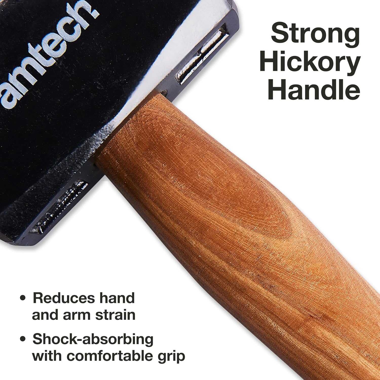 Amtech A0600 70oz (2kg) Club Hammer with Hickory Handle