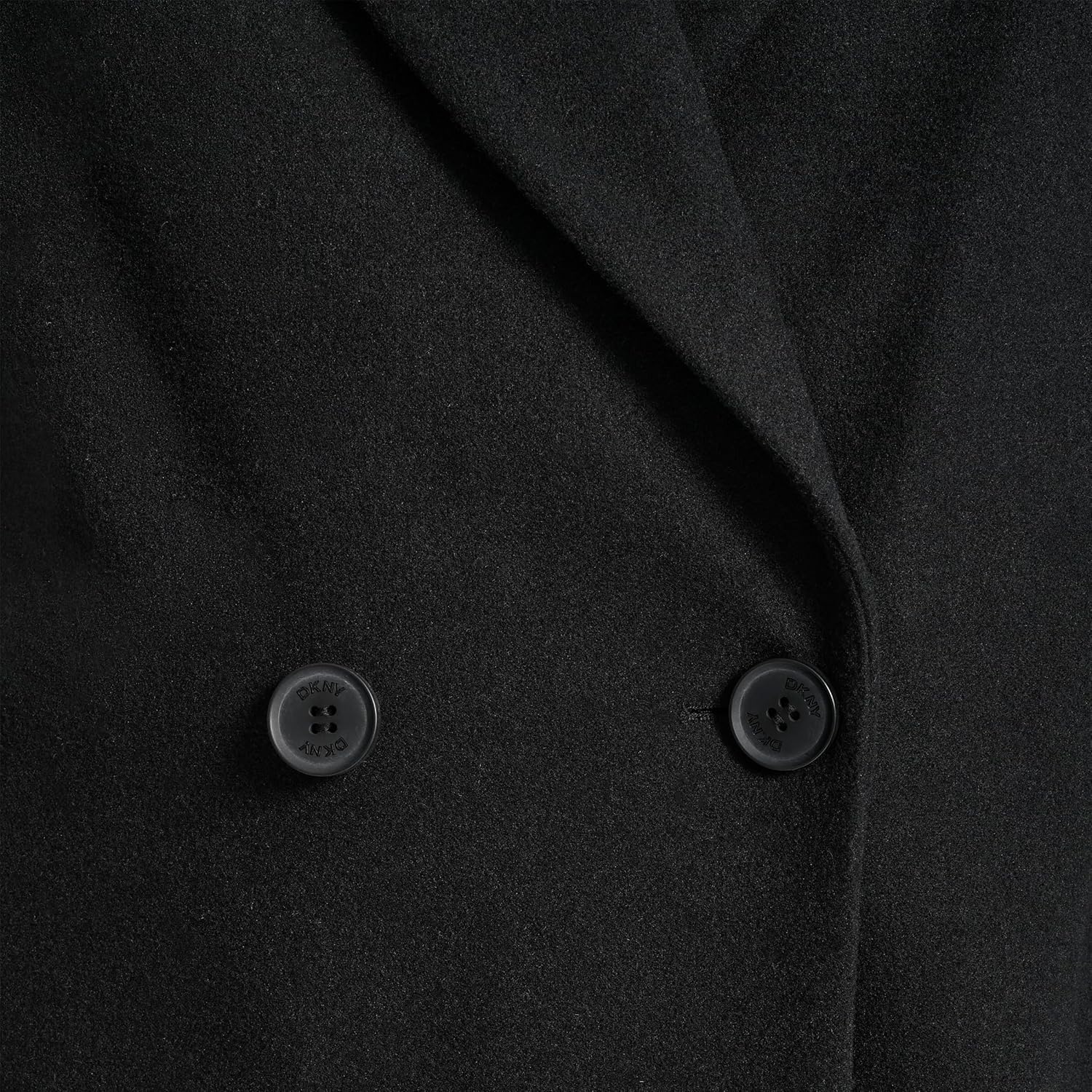 DKNY Women's Faux Wool Walker-length Double-breasted Coat – Long Tailored Winter Jacket - Image 6