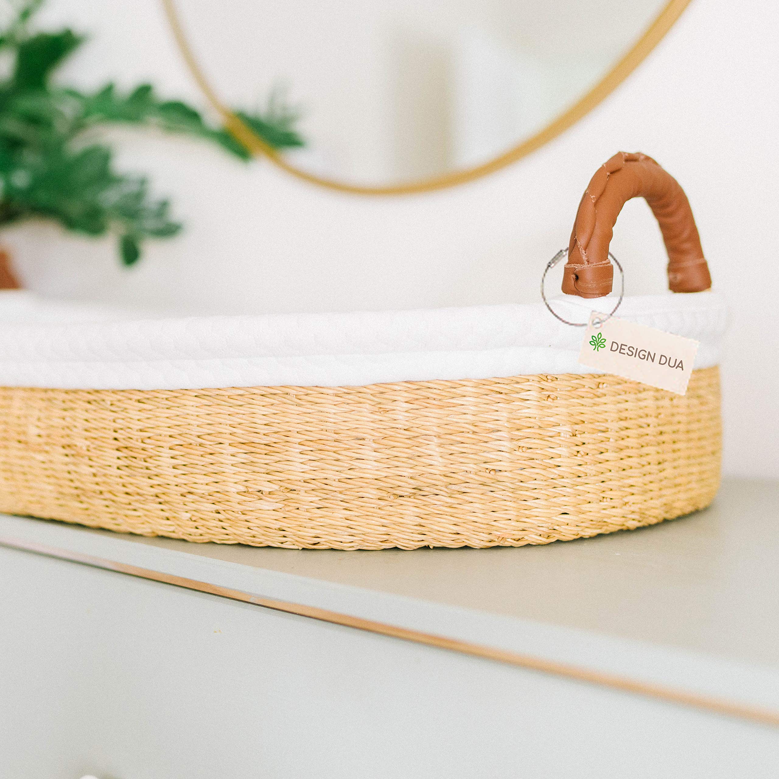 Amazon.com: Design Dua Baby Changing Basket with Pad Liner & Sheet