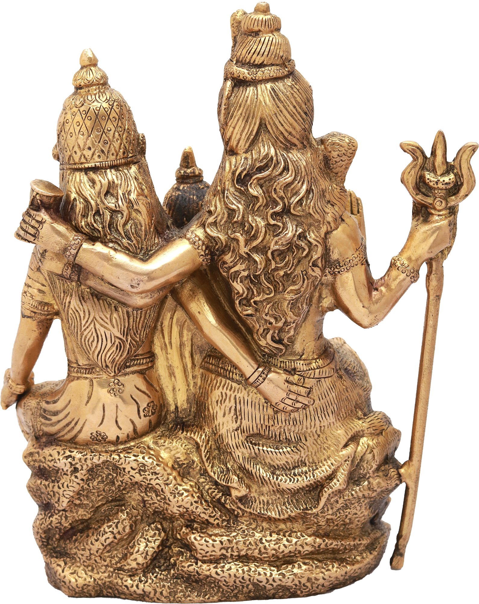 Amazon｜エキゾチックインディアShiva Family (シヴァ) – 真鍮Statue