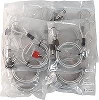 Vista 2 de Paquete de 10 candados con llave maestra Sendt Silver para portátilportátil con llave maestra