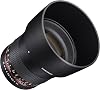 Samyang SY85M-FX 85mm F1.4 Ultra Wide Lens for Fuji X Mount Cameras,Black