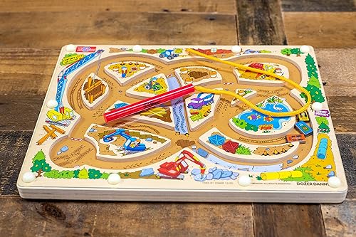 Miniatura 2 de Varita Mágica de Construcción Bulldozer de TS Shure de Bendon Laberinto Magnético con 3 Imanes y Varita Mágica Magnética Aprendizaje Preescolar 50293