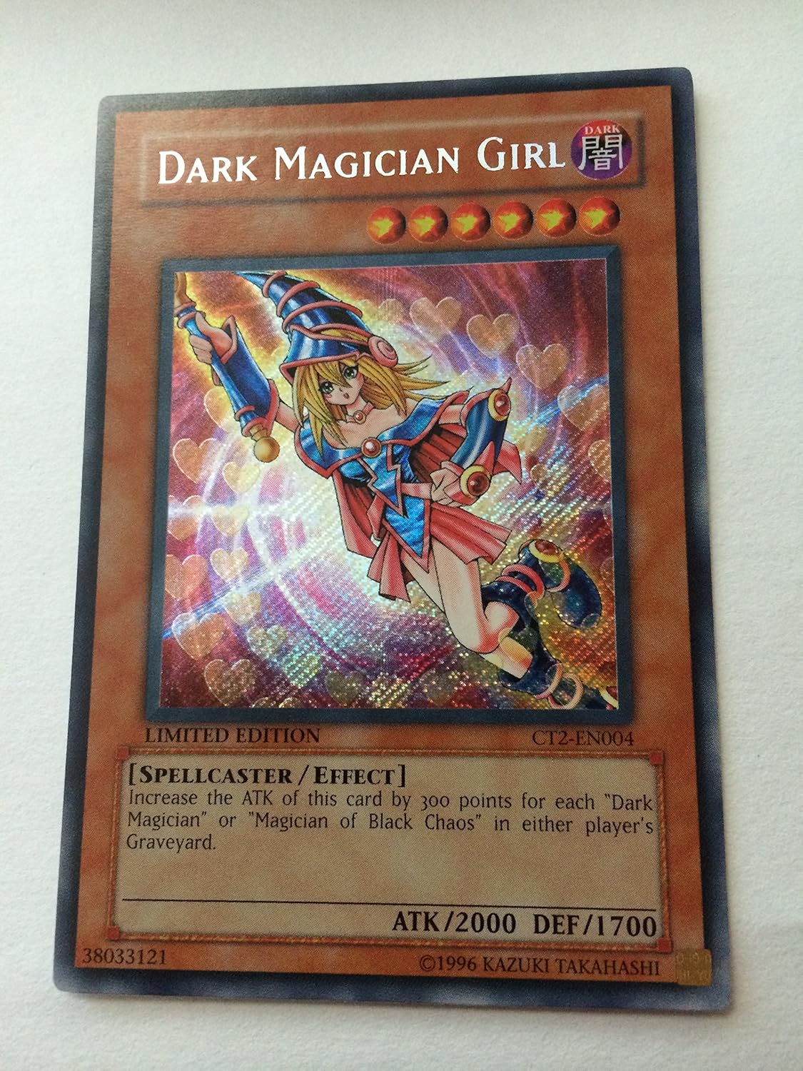 Yu-Gi-Oh! - Dark Magician Girl (CT2-EN004) - 2005 Collectors Tins - Limited Edition - Secret Rare