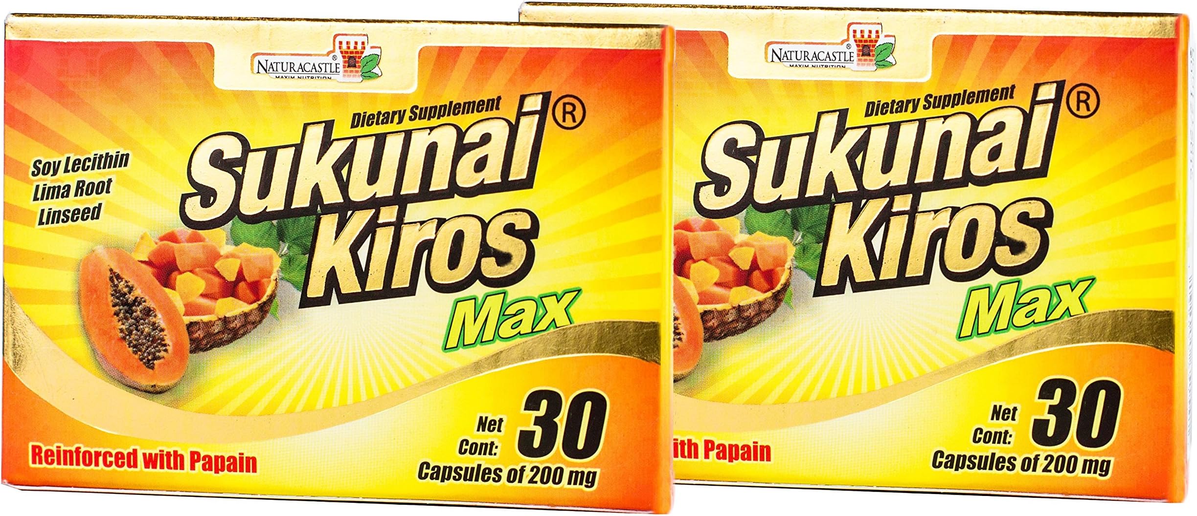 Sukunai Kiros Max 2 Packs the Original From Mexico Lose Weigth Now by Sukunai Kiros Max