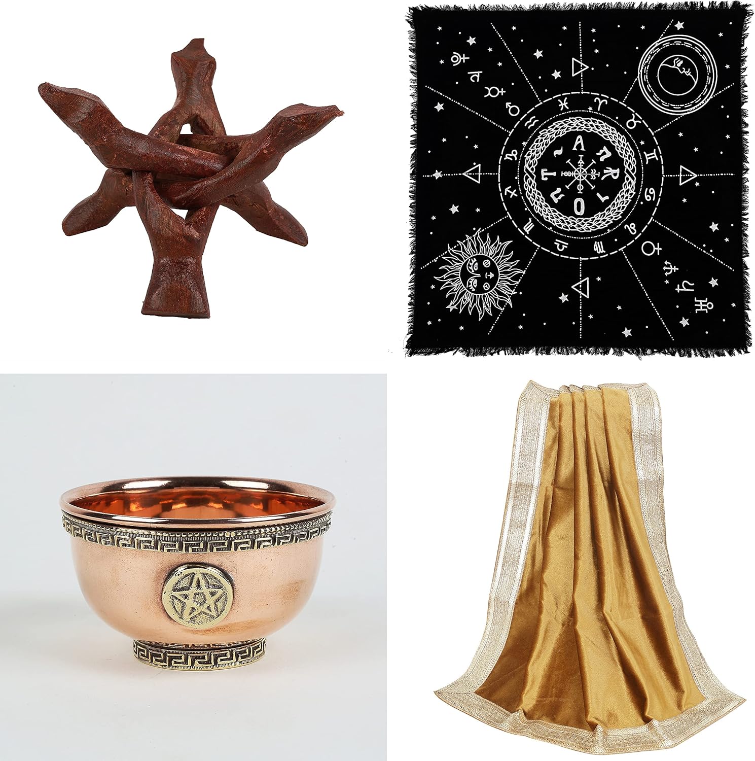 Campana Tibetana In Ottone 8cm Per Meditazione - Set Con Batacchio E Cuscino - Foto 5