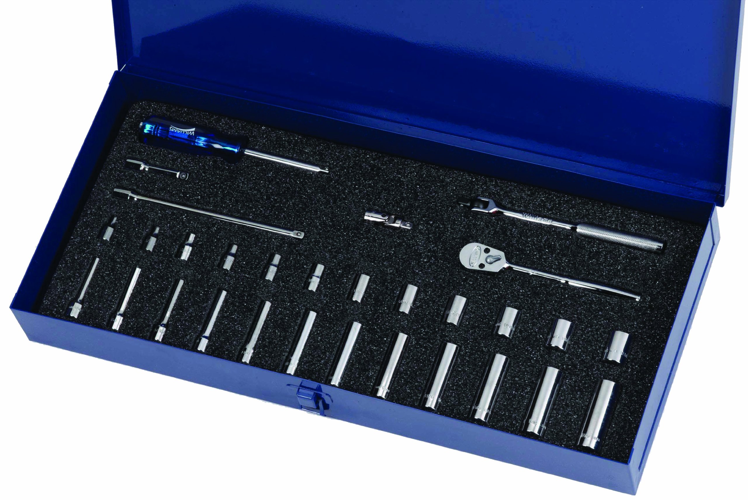 WilliamsMSM-30HFTB 30-Piece Metric Socket and Drive Tool Set with Toolbox