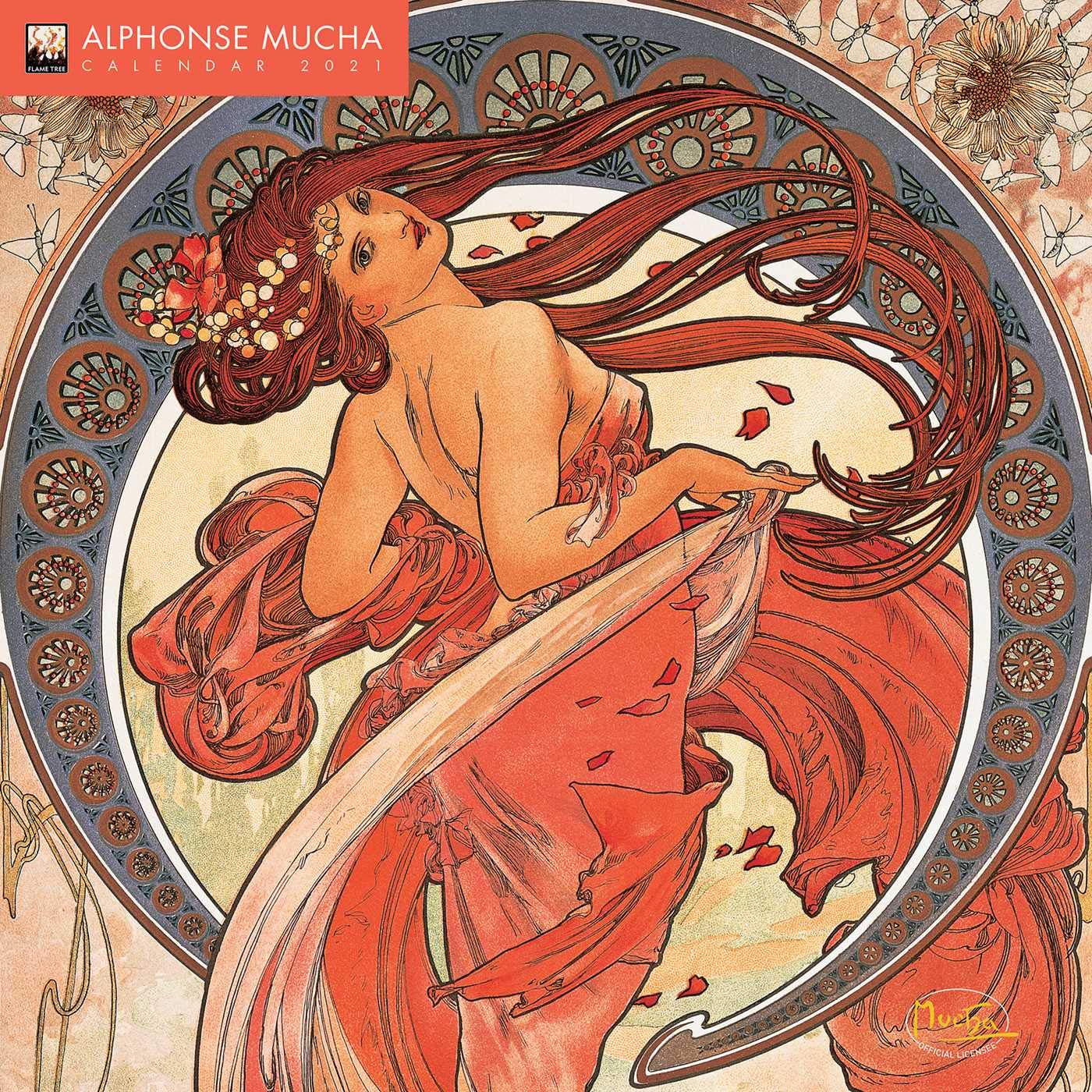 Alphonse Mucha Wall Calendar 2021 (Art Calendar)