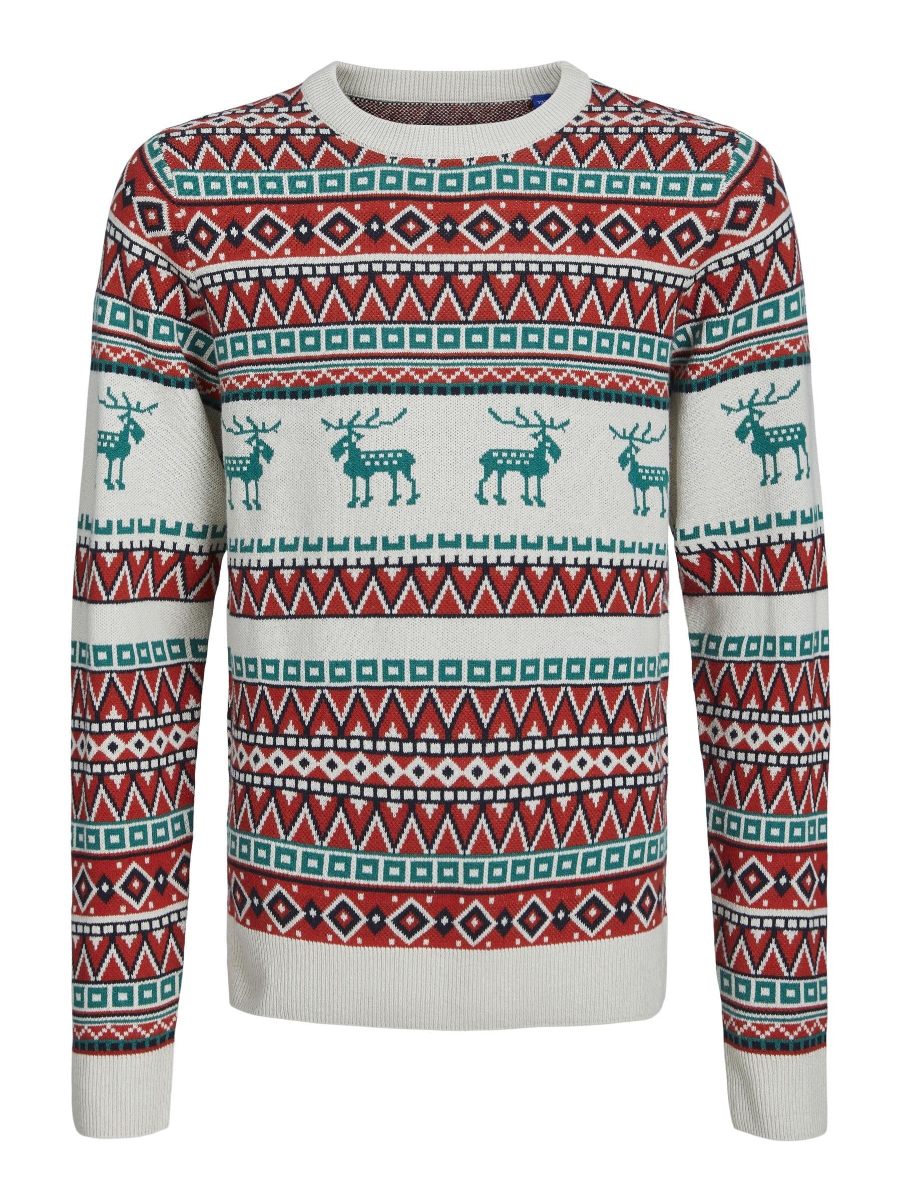 JORSNOWBALL KNIT CREW NECK JNR Triko Erkek çocuk