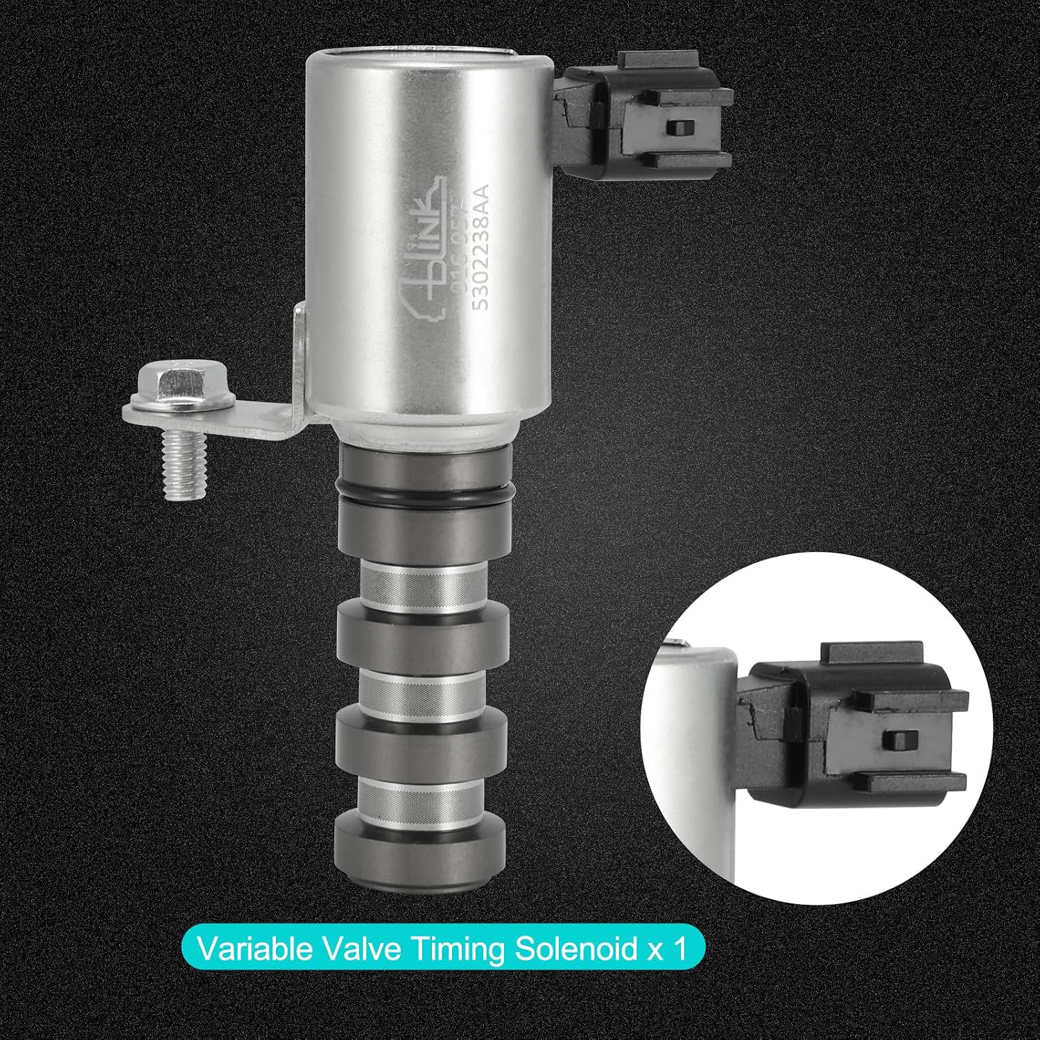 53022338AA OCV Oil Control Variable Valve Timing VVT Solenoid For Chrysler 300,Dodge Challenger Charger Durango Jeep Commander Grand Cherokee, Ram 1500 2500 3500 4500 5500 2009-2020 5.7L 6.2L 6.4L