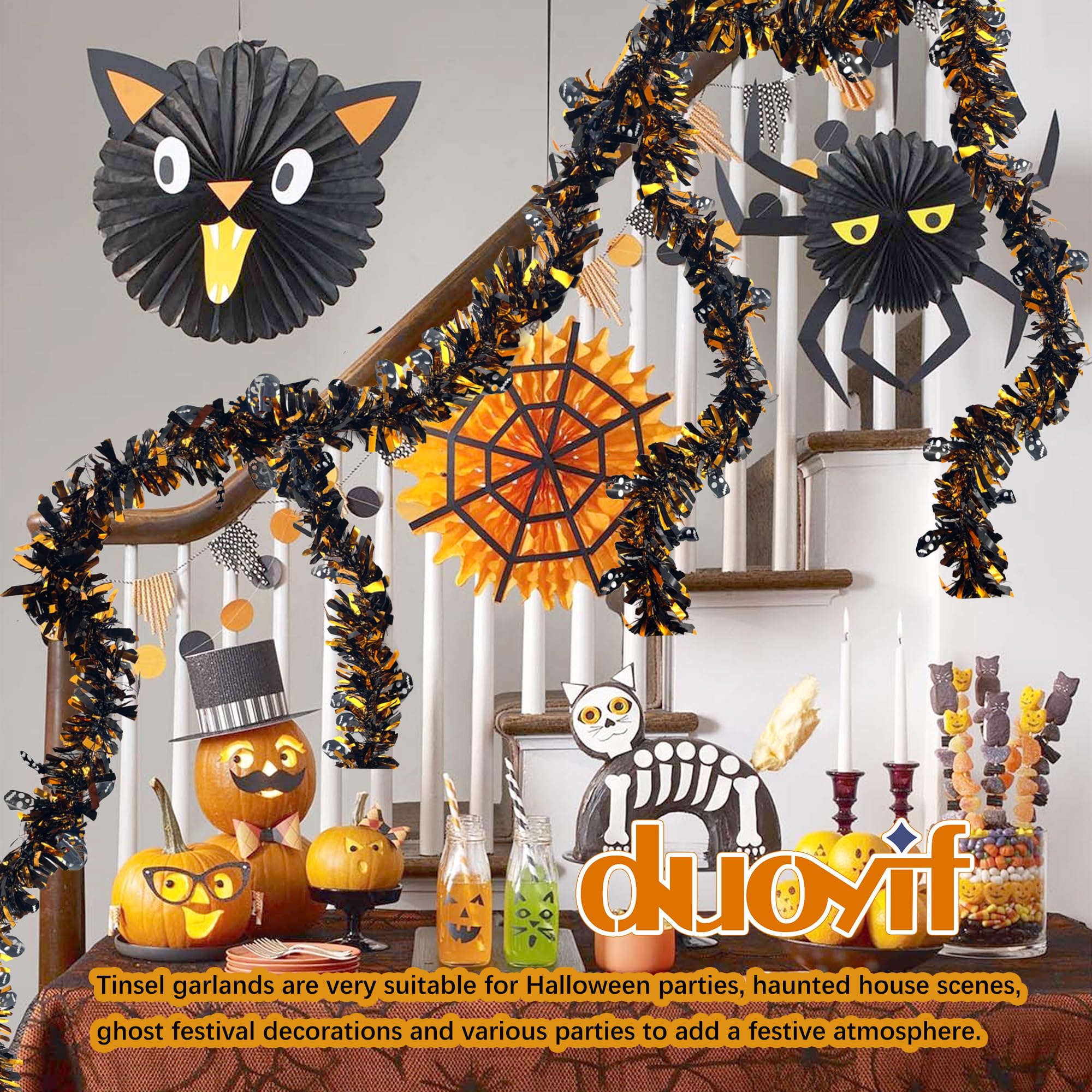 Guirlande D'halloween Pour La Fête D'halloween Illustration Vectorielle Isolee Fond Blanc 735953 1725